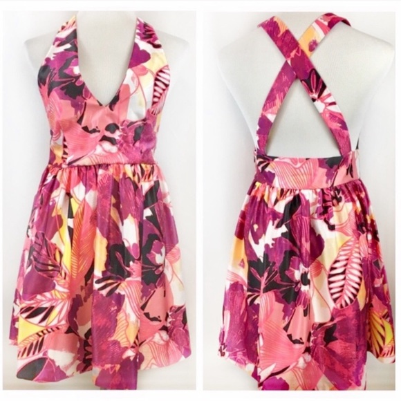 NWT Romeo & Juliet Couture Pink Backless Dress - Picture 1 of 8